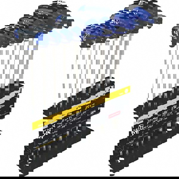 8 Piece T-Handle Cushion Grip Hex Key Set, With Stand